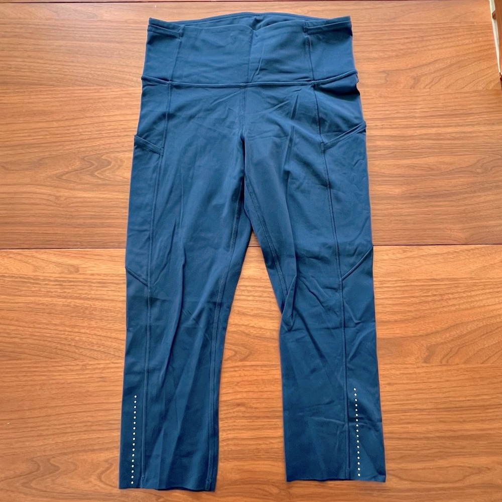 Lululemon Fast & Free Tights 19” Navy